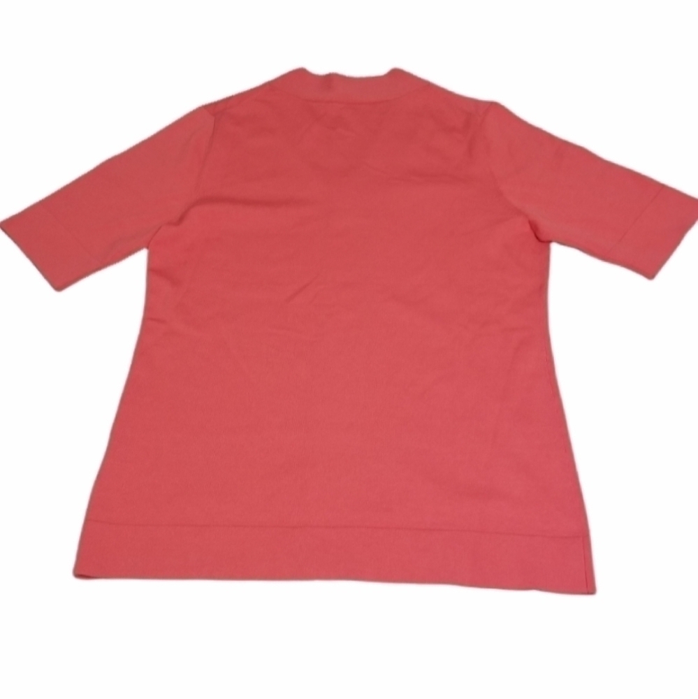 PENDLETON Short Sleeve V-neck, Color Orange, Size XS - Picture 2 of 7